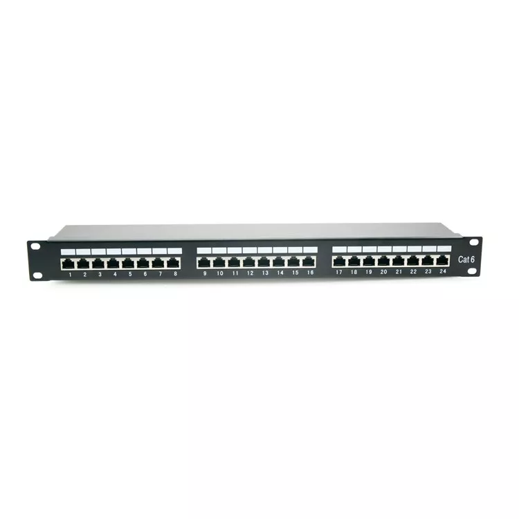 Patch panel-uri Patch panel 24 porturi, 1U, FTP Cat.6, Krone